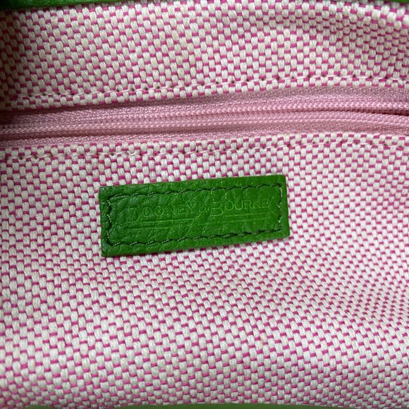 Dooney & Bourke Logo Lock Shoulder Bag Green NWOT - Picture 10 of 16